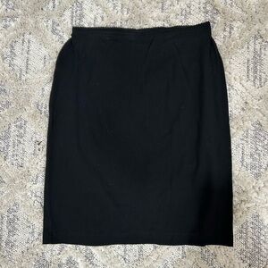 J. Jill Elegant Black Pencil Skirt
